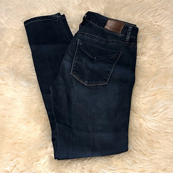 Anthropologie Denim - Anthropology Unpublished Dark Blue High Rise Skinny Ankle Jeans